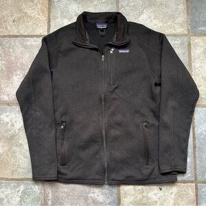 PATAGONIA BETTER SWEATER FRONT ZIP FLEECE JACKET MEN SZ L Charcoal